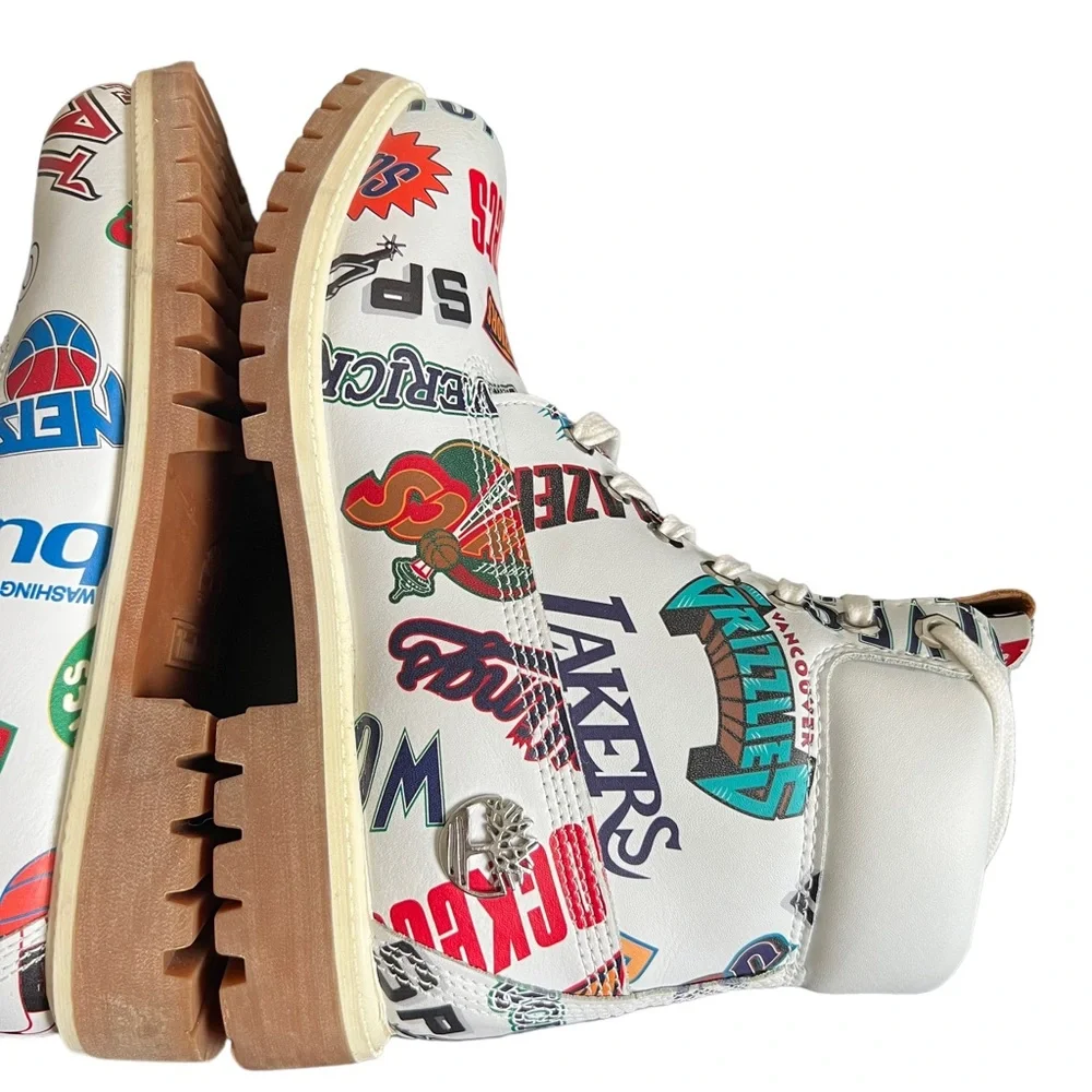 Timberland NBA Mitchell & Ness x NBA “East Meets West” Premium Size 9.5 … - Picture 11 of 15